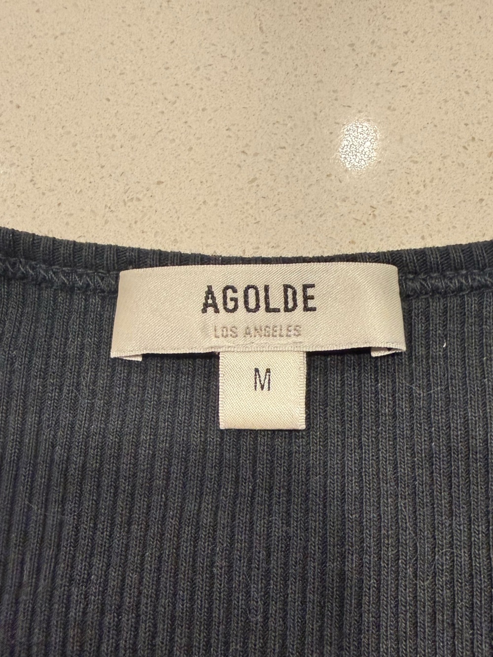Agolde Nova Tee in Beetle - Picture 5 of 6